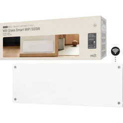 Mill Glass Smart WiFi element Gen. 4, vit, 500 W