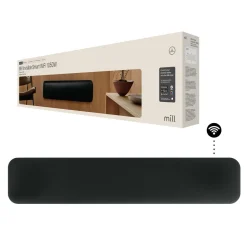 Mill Invisible Smart WiFi element Gen. 4, svart, 1050 W
