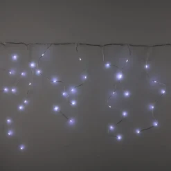 Mini LED istappsslinga kallvit, utbyggbar, 5 m