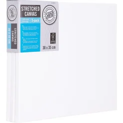 Målarduk, canvas med ram, bomull, Sang, 3-pack