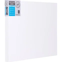 Målarduk, canvas med ram, bomull, Sang, 3-pack
