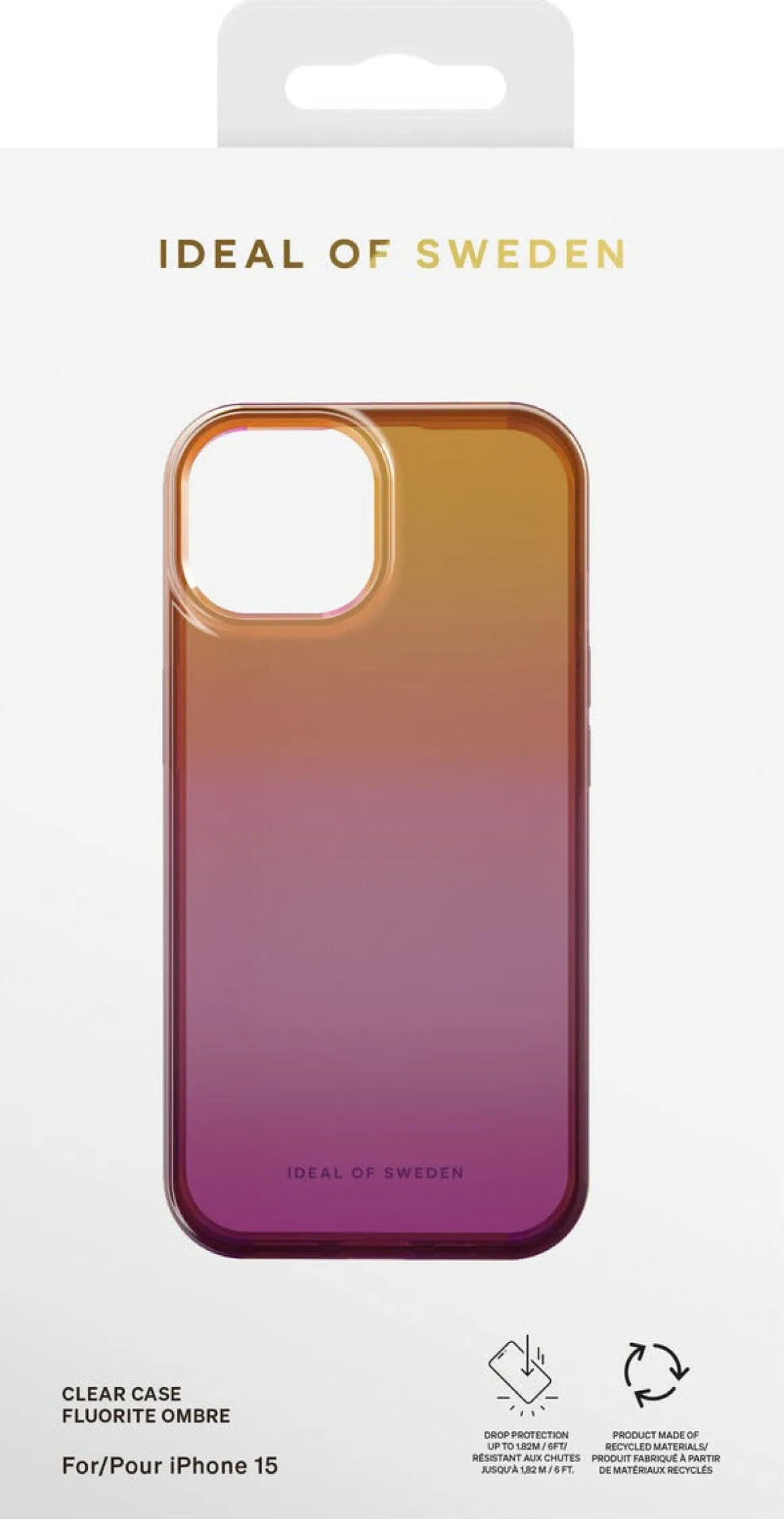 Mobilskal för iPhone 15, Ideal of Sweden Clear Case