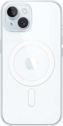 Mobilskal med MagSafe för iPhone 15, Apple Clear Case