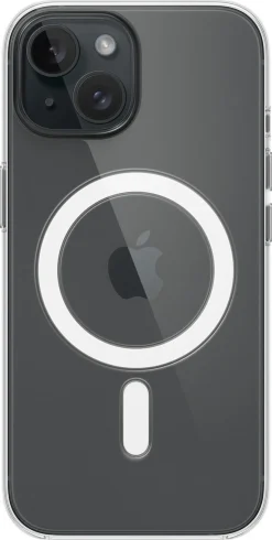 Mobilskal med MagSafe för iPhone 15, Apple Clear Case