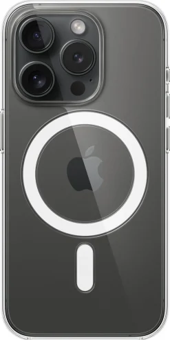Mobilskal med MagSafe för iPhone 15 Pro, Apple Clear Case