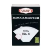 Moccamaster no.4 kaffefilter 1x4, 100-pack