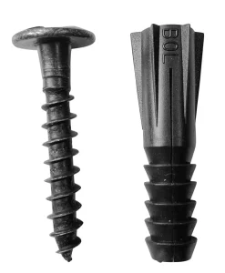 Mottez säkerhetsskruvar envägs 7 x 40 mm, 10-pack