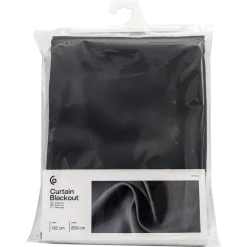 Mörkläggande gardin Blackout, mörkgrå, 1-pack