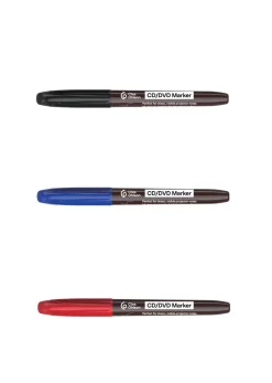 Märkpenna permanent, ultra fine, 3-pack