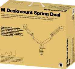 Multibrackets M deskmount monitorarm, VESA, dual