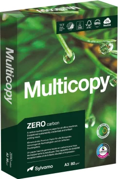 Multicopy Zero A3 80 g kopieringspapper, 2500-pack