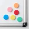 Naga magneter till whiteboard 30 mm, 6-pack