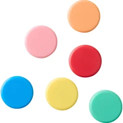 Naga magneter till whiteboard 30 mm, 6-pack