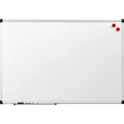 Naga magnetisk whiteboard med aluminiumram