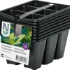 Nelson Garden krukinsats 10 x 13 cm, plast, 8-pack