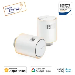 Netatmo smart termostat för element startset, 2-pack