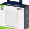 Nexa MWTT-2 väggsändare med Eljo Trend täckram