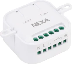 Nexa WBR-2203 inbyggnadsmottagare på/av med timer