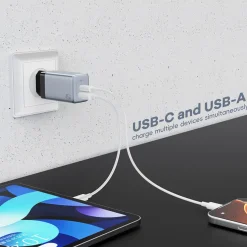 Nextbatt snabbladdare 45 W USB-C/USB-A