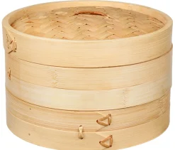 Ångkokare bambu, 20 cm