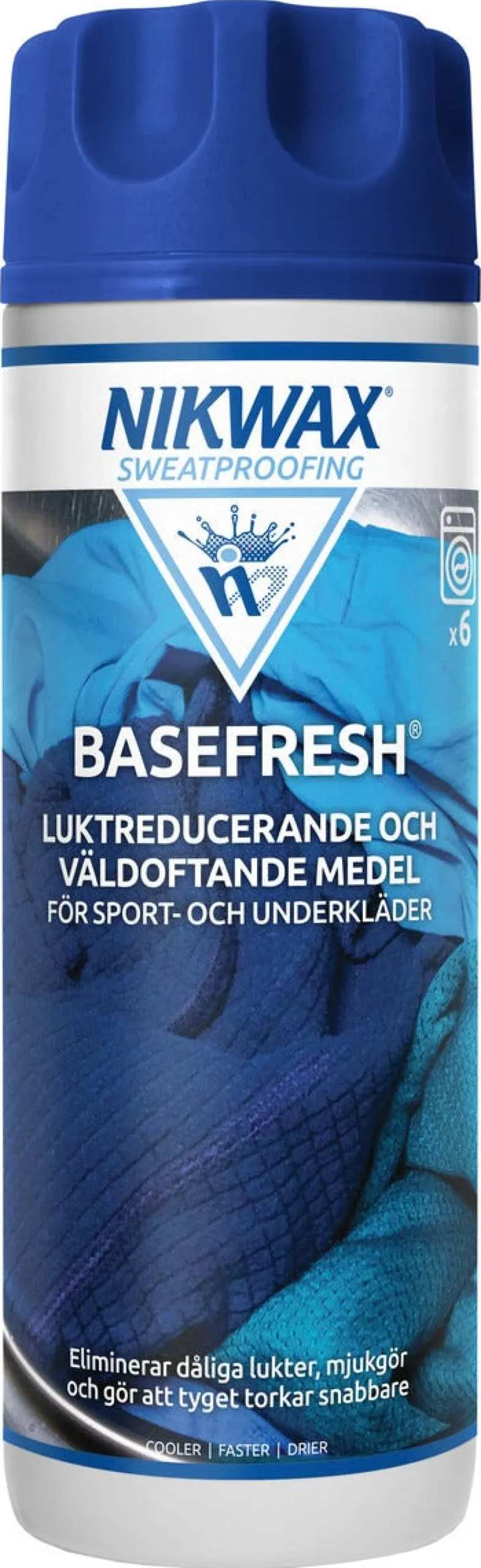 Nikwax Basefresh luktreducering syntet/ylle, 300 ml