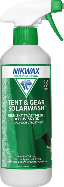 Nikwax Tent & Gear Solar Wash tvättmedel UV-skydd, 500 ml