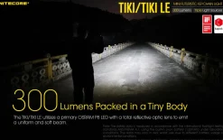 Nitecore laddningsbar ficklampa LED, USB-C, 300 lm