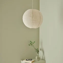Northlight Ebba lampskärm till taklampa, linne, vit