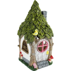 Northlight fairy garden tomtehus solcell LED 31 cm