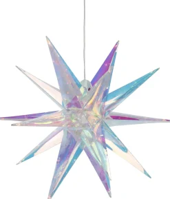 Northlight flerfärgad LED-stjärna, 45 cm