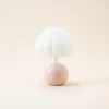 Northlight Rosa bordslampa keramik och glas, 26 cm
