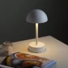 Northlight sladdlös bordslampa, laddbart batteri, vit