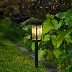 Northlight solcellslampa markspjut LED, 53 cm