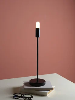 Northlight uppladdningsbar lampfot, 46,5 cm, svart