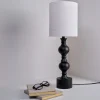 Northlight Vera bordslampa linne, 62 cm
