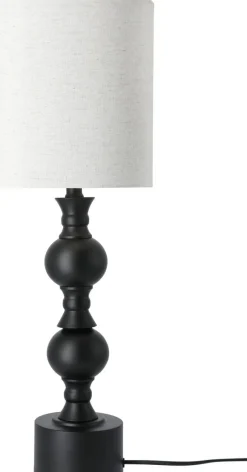 Northlight Vera bordslampa linne, 62 cm