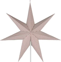 Northlight adventsstjärna rand, papper, 60 cm