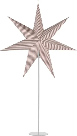 Northlight adventsstjärna rand, papper, 60 cm