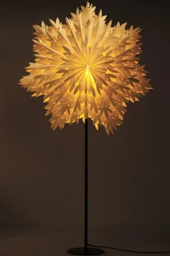 Northlight adventsstjärna stor snöflinga, vit, 60 cm