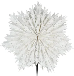 Northlight adventsstjärna stor snöflinga, vit, 60 cm