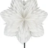 Northlight adventsstjärna veckad blomma, vit
