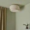 Northlight Albert plafond, metall och linne, 40 cm