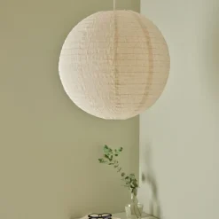 Northlight Ebba lampskärm till taklampa, linne, vit