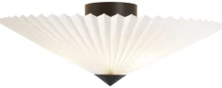 Northlight Ines plisserad takplafond vit, 50 cm