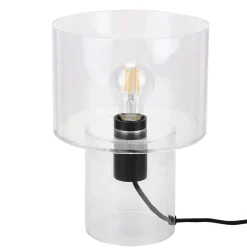 Northlight Kiara bordslampa transparent akryl, 28 cm