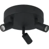 Northlight Leon takspotlight 3 LED-lampor dimbar, 15 cm