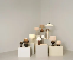 Northlight Mary liten lampskärm i tyg, 15 cm