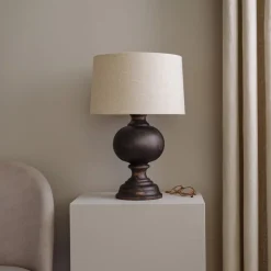 Northlight Otilia bordslampa trä, 45 cm