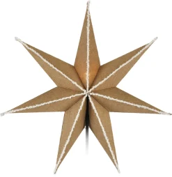 Northlight stor adventsstjärna jute, natur, 75 cm