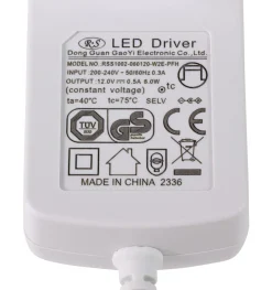 Nätadapter 12 V DC/500 mA, 6 W